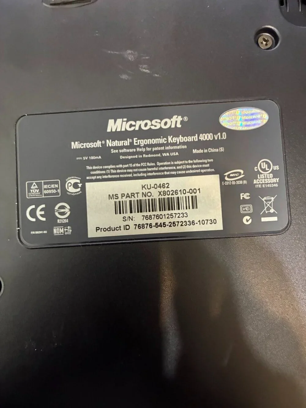 Microsoft usb wired